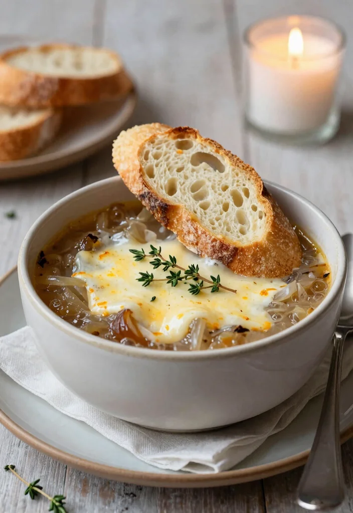 19 French Dinner Party Recipes and Menu Ideas for Entertaining - 16. French Onion Soup: Comfort in a Bowl 1