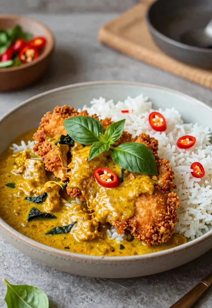 19 Irresistible Japanese Chicken Katsu Curry Recipe Variations - 13. Thai Basil Chicken Katsu Curry 1