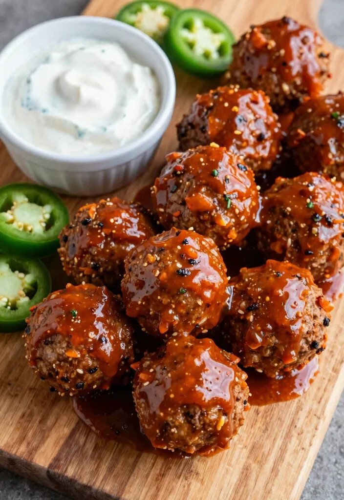 19 Italian Meatball Appetizer Recipes (Party Perfect) - 6. Spicy Chipotle Meatballs 1