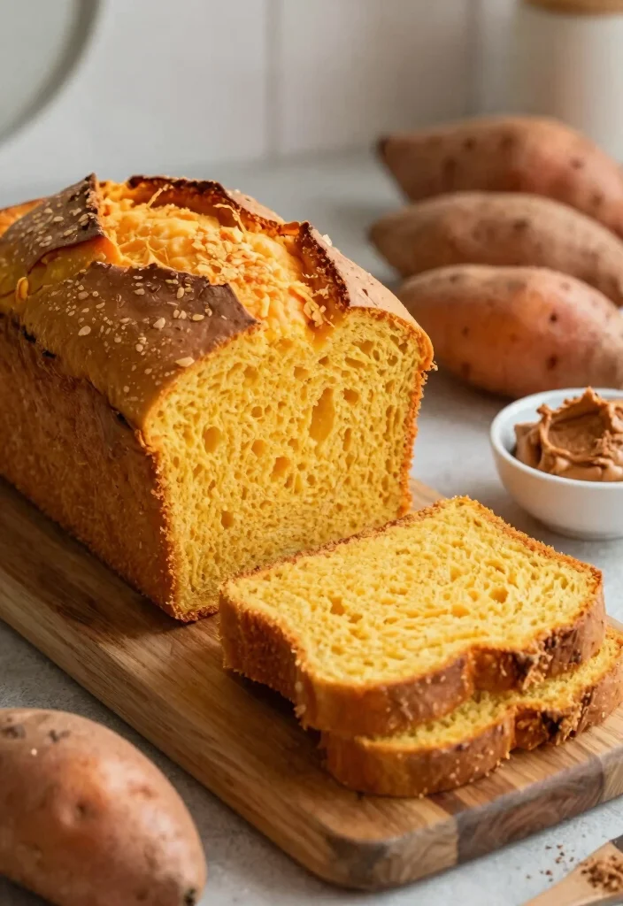 19 Japanese Milk Bread Bread-Machine Recipes (Shokupan Made Easy) - 16. Sweet Potato Milk Bread 1
