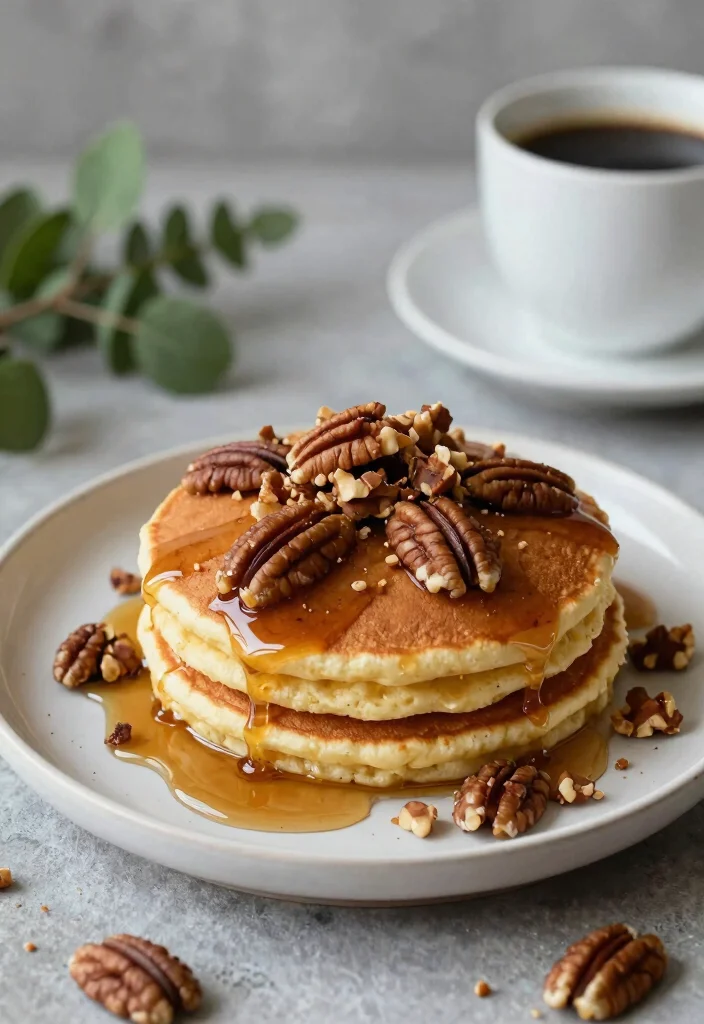 19 Japanese Souffle Pancake Recipes (Cafe-Style at Home) - 17. Maple Pecan Souffle Pancakes 1