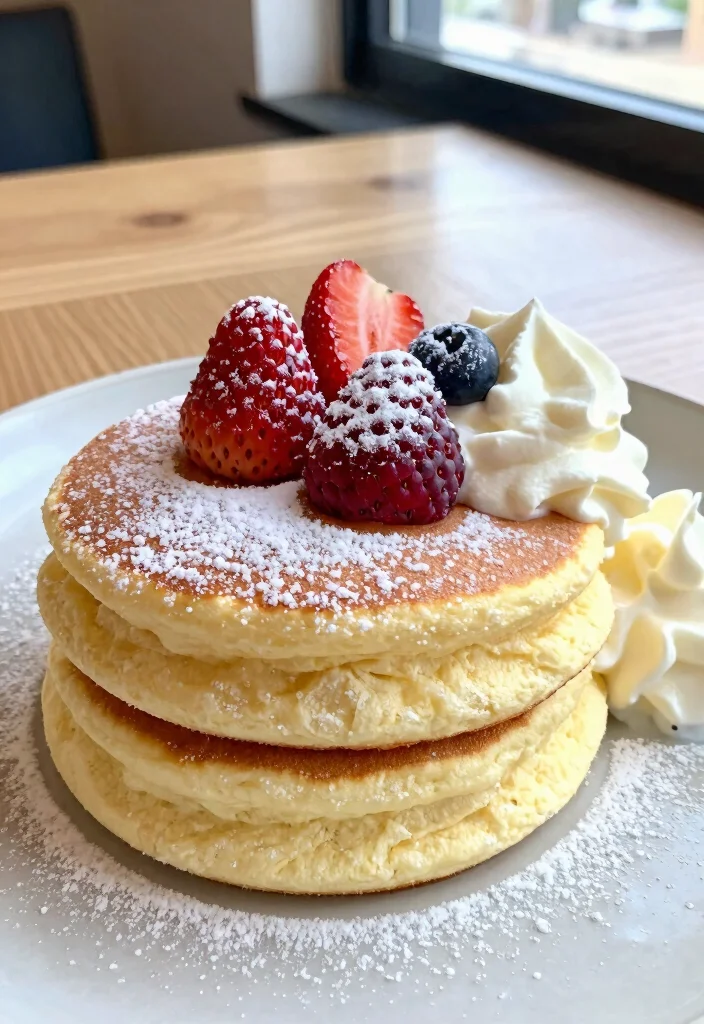 19 Souffle-Style Japanese Pancake Recipes (Extra Tall and Fluffy) - 1. Classic Fluffy Japanese Souffle Pancakes 1