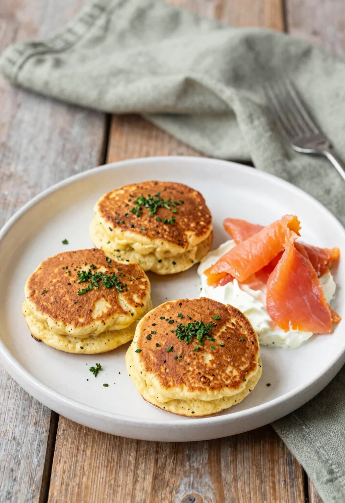 19 Souffle-Style Japanese Pancake Recipes (Extra Tall and Fluffy) - 10. Savory Herb Souffle Pancakes 1