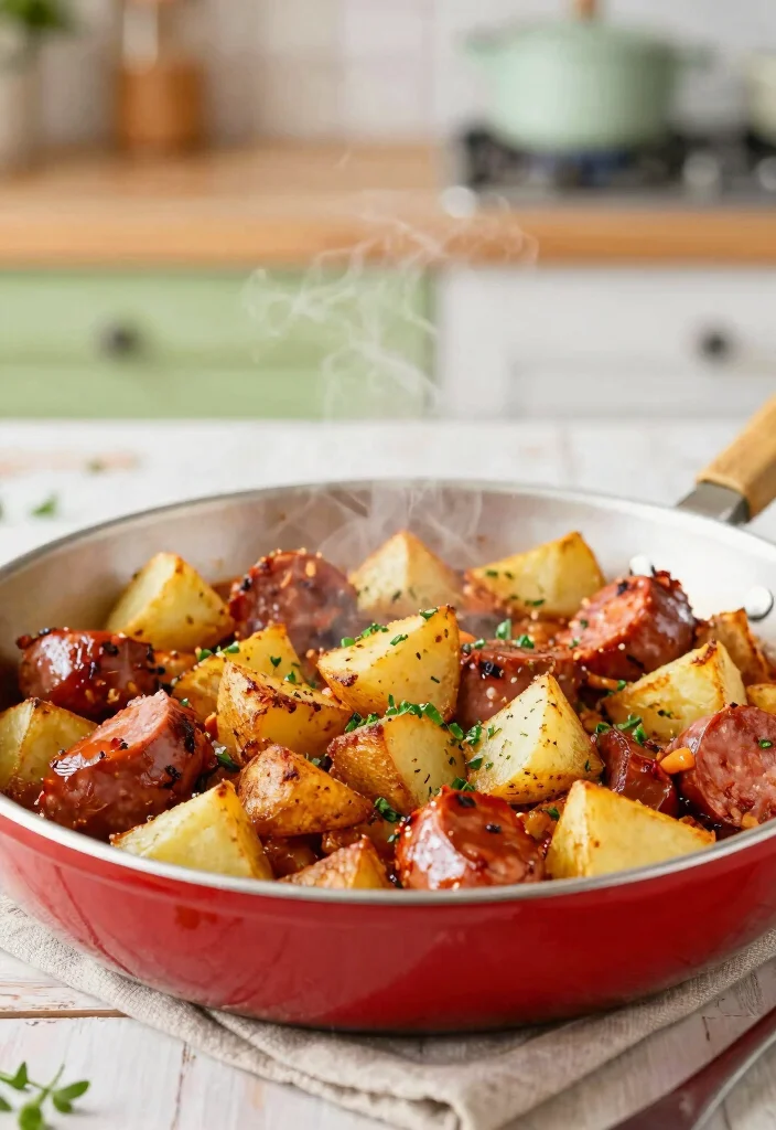 19 Spicy Italian Sausage Recipes for Heat Lovers - 10. Spicy Italian Sausage & Potato Skillet 1