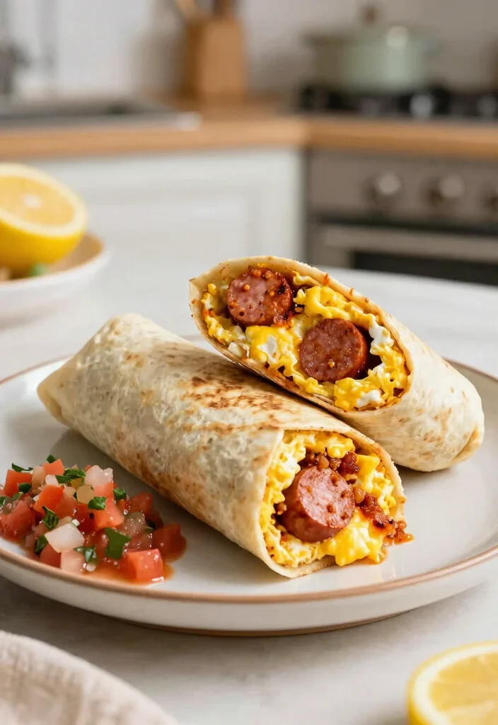 19 Spicy Italian Sausage Recipes for Heat Lovers - 13. Spicy Italian Sausage & Egg Breakfast Burritos 1