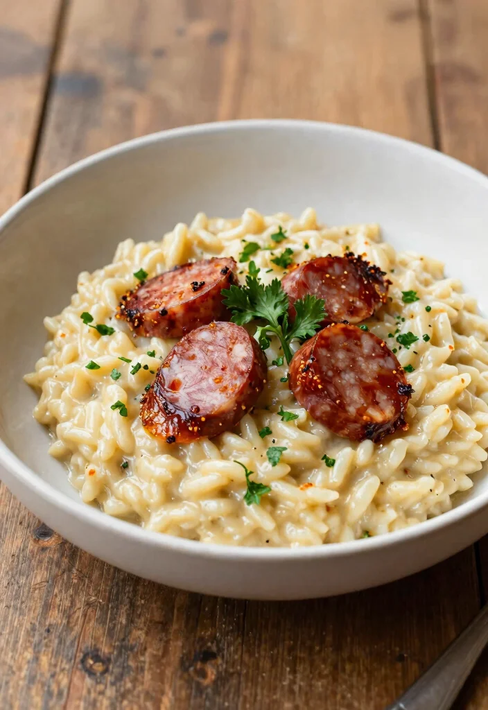 19 Spicy Italian Sausage Recipes for Heat Lovers - 14. Spicy Italian Sausage and Tomato Risotto 1