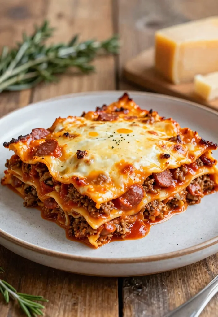 19 Spicy Italian Sausage Recipes for Heat Lovers - 3. Spicy Italian Sausage Lasagna 1