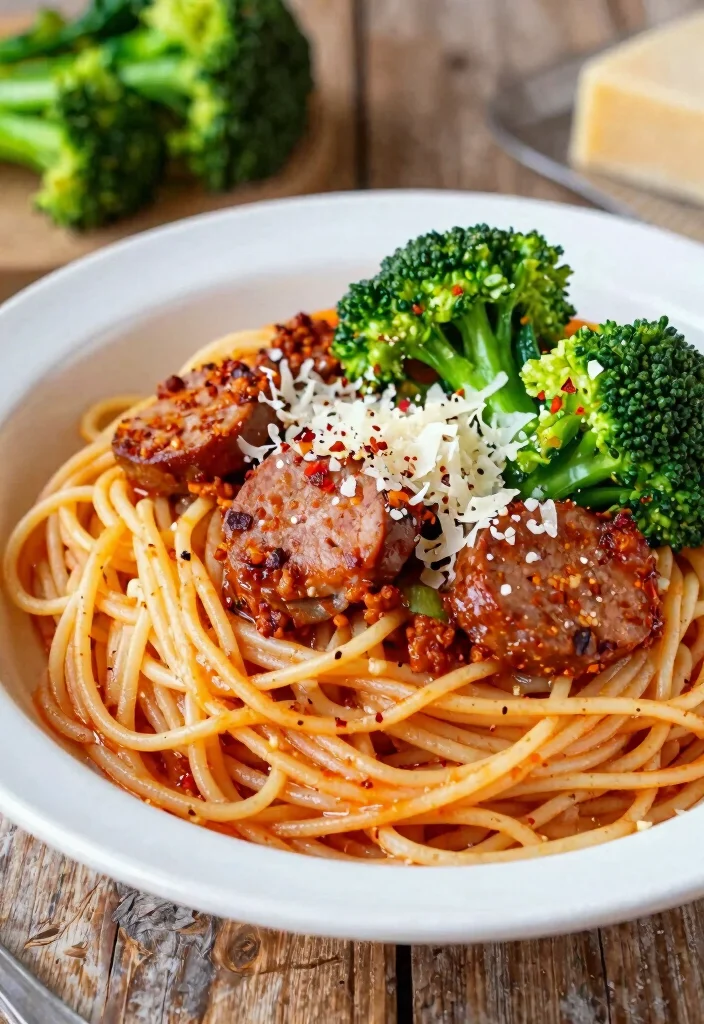 19 Spicy Italian Sausage Recipes for Heat Lovers - 4. Spicy Sausage & Broccoli Rabe Pasta 1