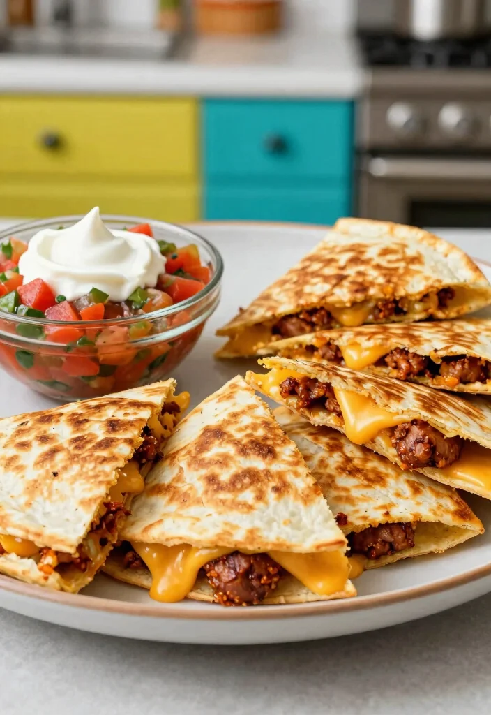 19 Spicy Italian Sausage Recipes for Heat Lovers - 9. Cheesy Spicy Sausage Quesadillas 1