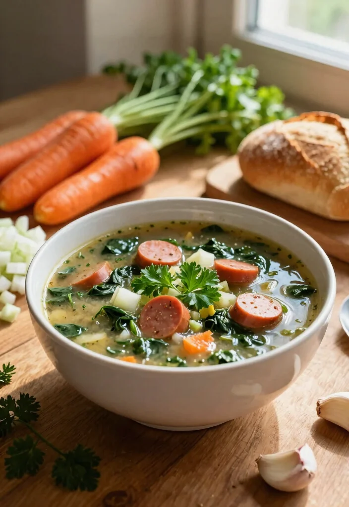 20 Best Hot Italian Sausage Recipes (Spicy & Delicious) - 1. Spicy Italian Sausage and Spinach Soup 1