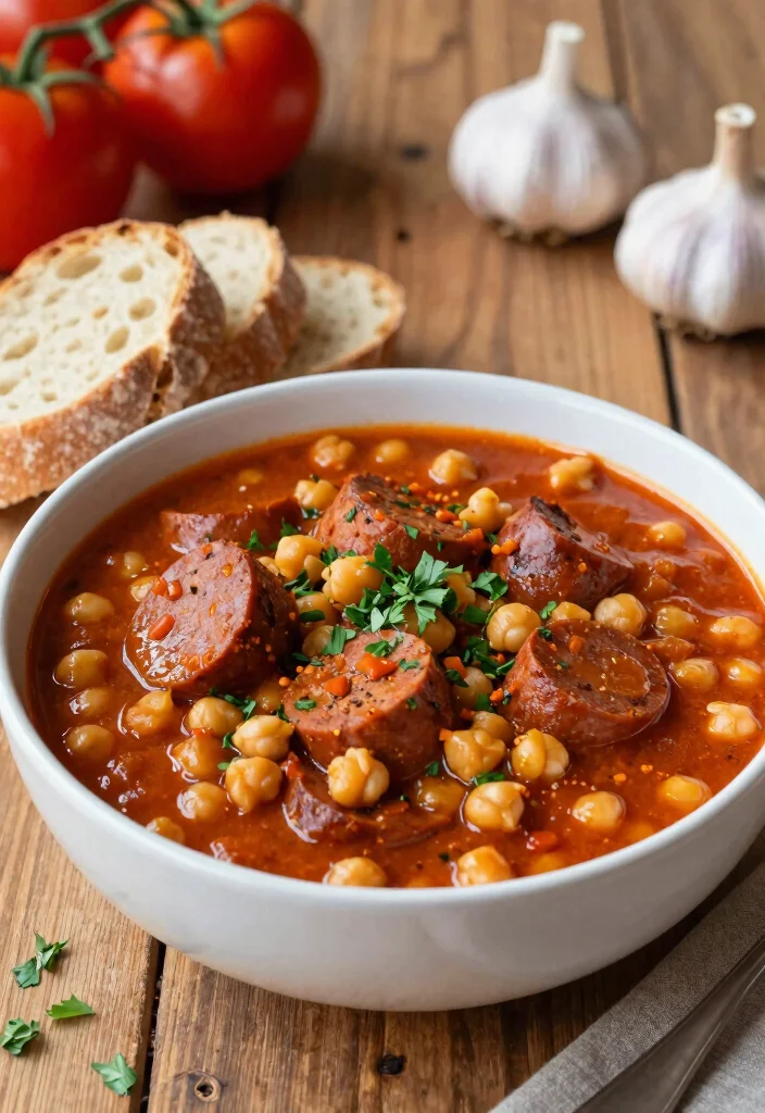 20 Best Keto Italian Sausage Recipes (Low-Carb Meals) - 18. Spicy Italian Sausage and Chickpea Stew 1