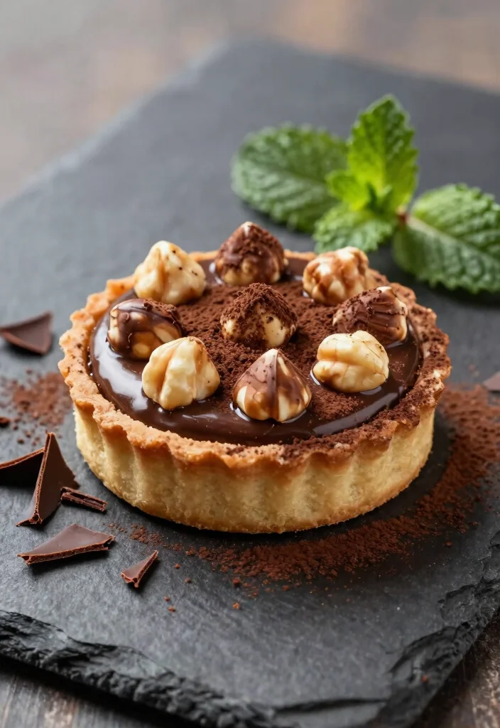 20 Classic French Pastries Recipes You Can Bake at Home - 11. Chocolate Hazelnut Tart 1