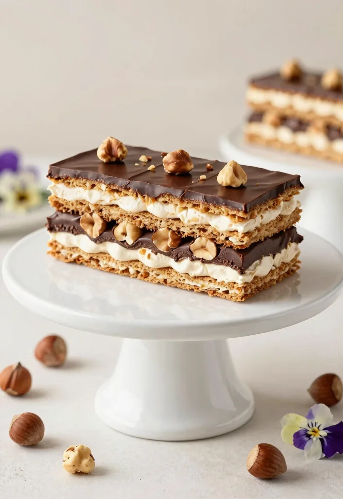 20 Classic French Pastries Recipes You Can Bake at Home - 13. Hazelnut Dacquoise 1