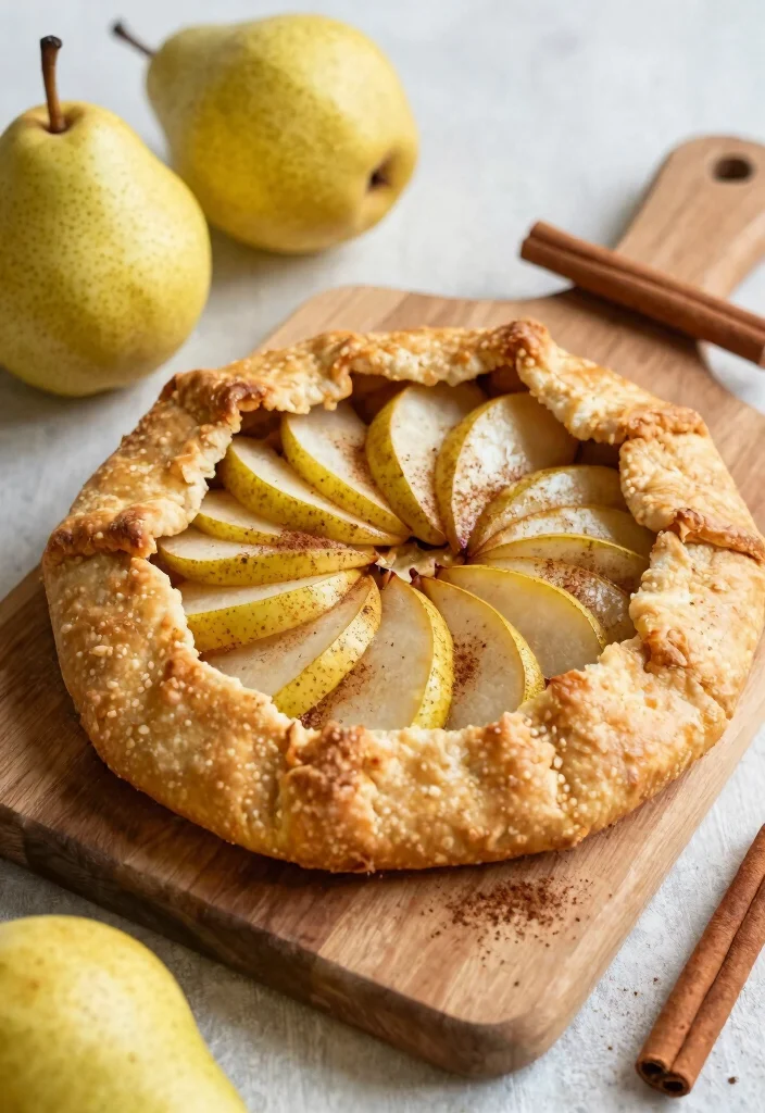 20 Classic French Pastries Recipes You Can Bake at Home - 15. Spiced Pear Galette 1