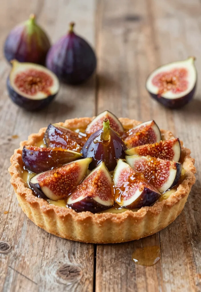 20 Classic French Pastries Recipes You Can Bake at Home - 16. Fig and Honey Tart 1