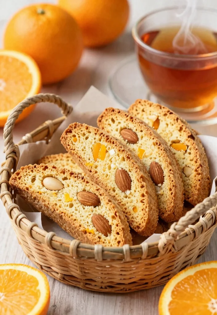 20 Classic French Pastries Recipes You Can Bake at Home - 17. Orange and Almond Biscotti 1