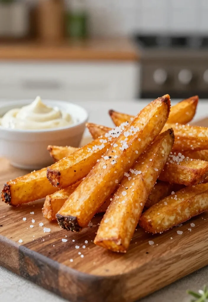 20 Crispy Japanese Sweet Potato Fries Recipes (Oven & Air Fryer) - 1. Classic Sea Salt Japanese Sweet Potato Fries 1