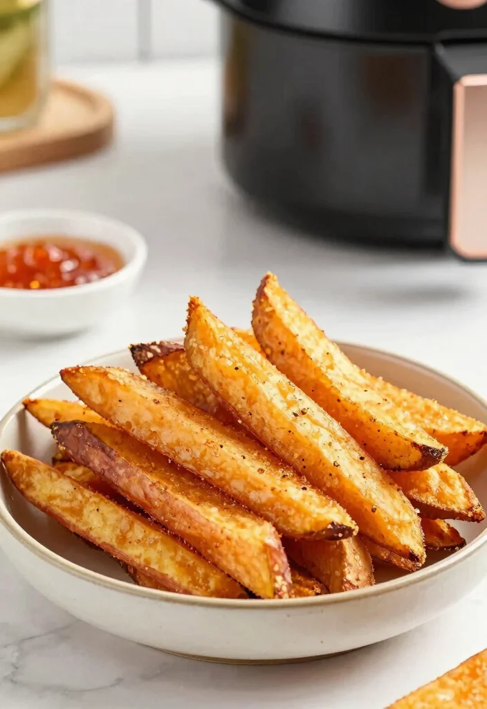 20 Crispy Japanese Sweet Potato Fries Recipes (Oven & Air Fryer) - 20. Air Fryer Japanese Sweet Potato Fries 1