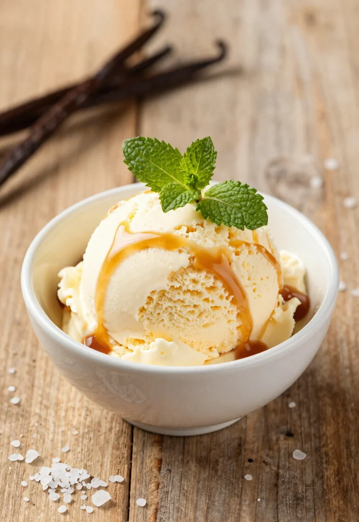 20 Easy French Desserts Recipes for Beginners - 18. Vanilla Ice Cream 1
