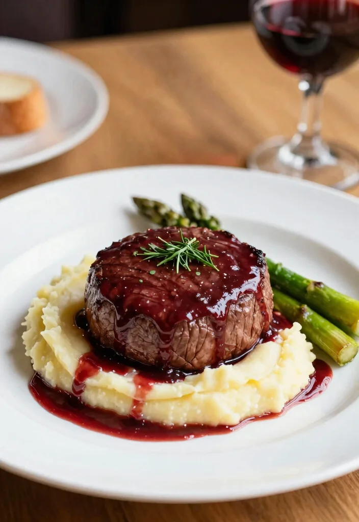 20 Easy French Dinner Recipes for Any Night of the Week - 15. Filet Mignon with Red Wine Sauce 1