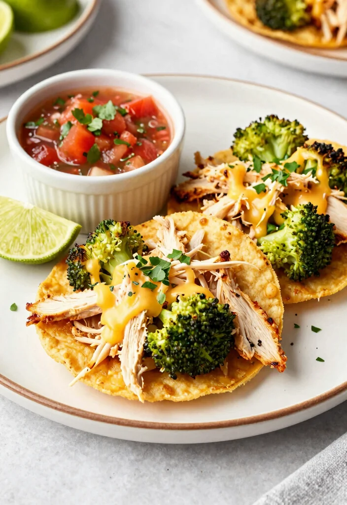 20 Easy Italian Chicken and Broccoli Recipes - 20. Italian Chicken and Broccoli Tostadas 1