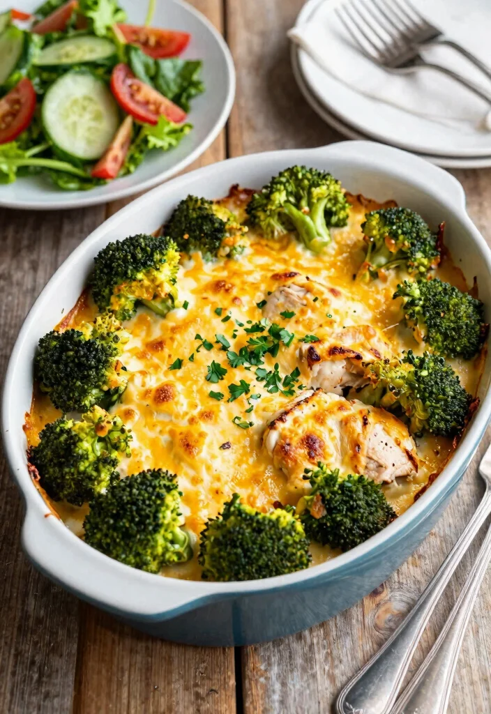 20 Easy Italian Chicken and Broccoli Recipes - 3. Baked Italian Chicken and Broccoli Casserole 1