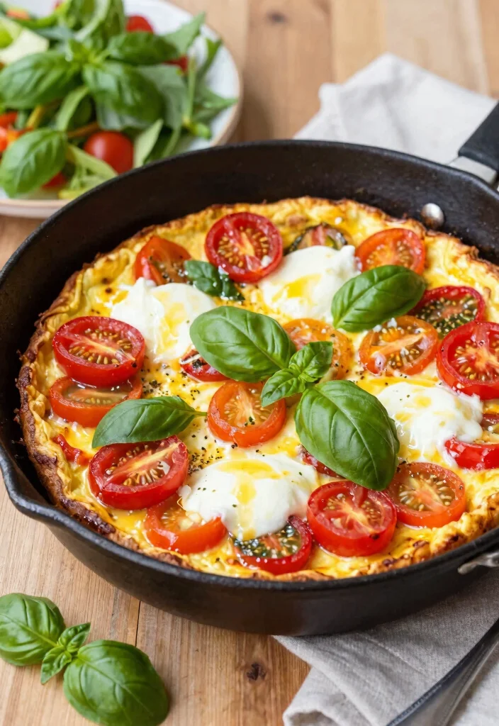 20 Easy Italian Main Course Recipes for Dinner - 10. Tomato Basil Frittata 1