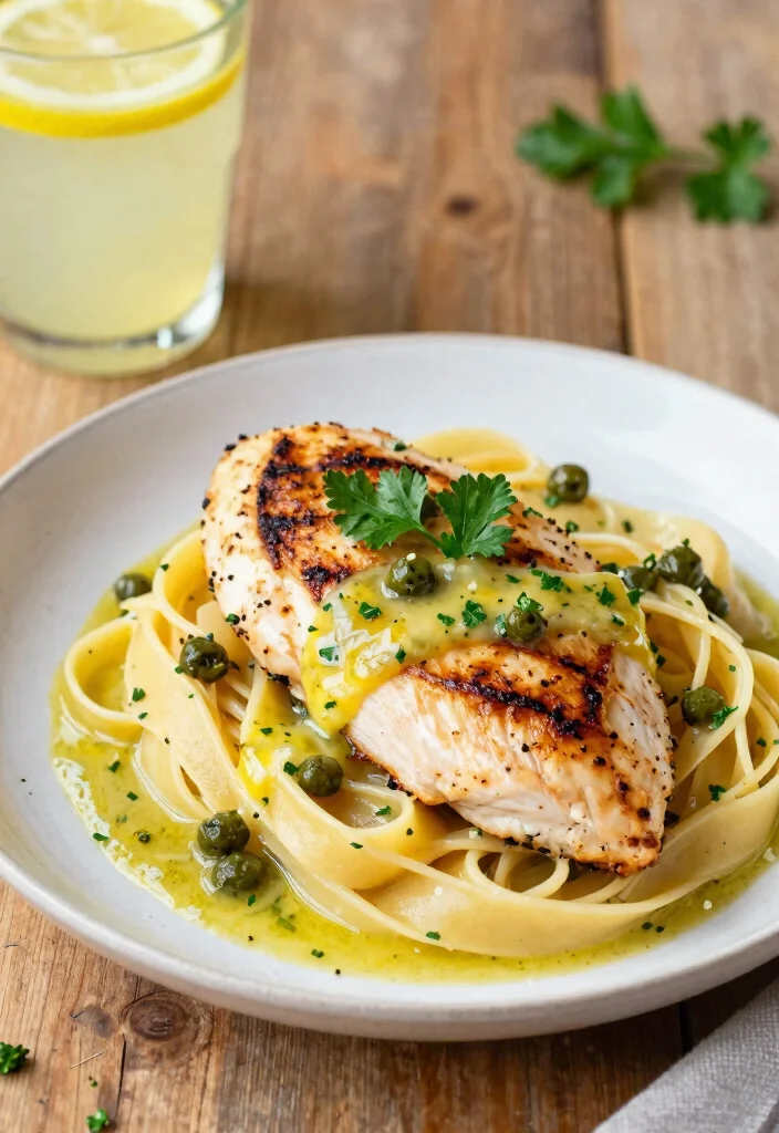 20 Easy Italian Main Course Recipes for Dinner - 14. Chicken Piccata 1