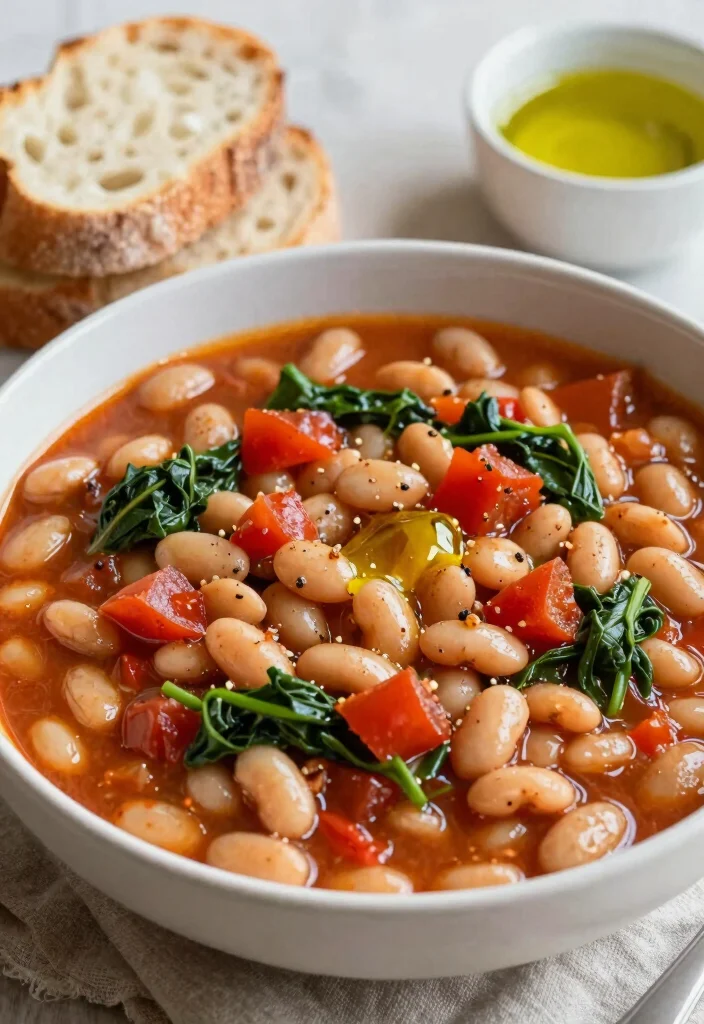 20 Easy Italian Main Course Recipes for Dinner - 16. Tuscan White Bean Stew 1
