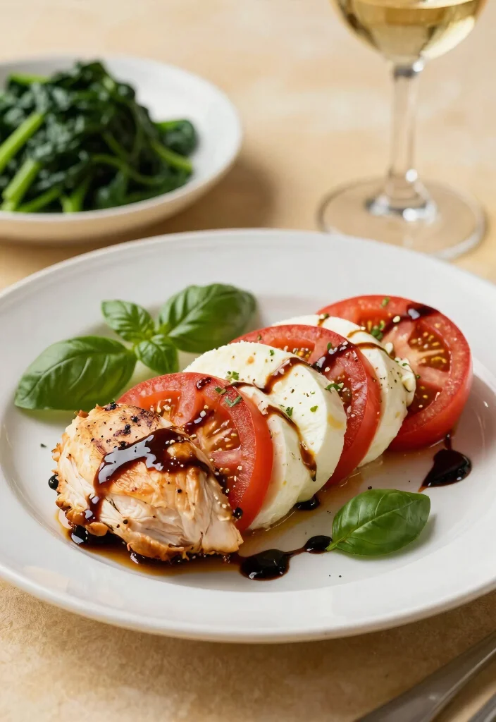 20 Easy Italian Main Course Recipes for Dinner - 19. Caprese Stuffed Chicken 1