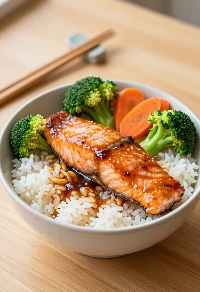 20 Easy Japanese Dinner Recipes for Busy Weeknights - 3. Teriyaki Salmon Bowls 1