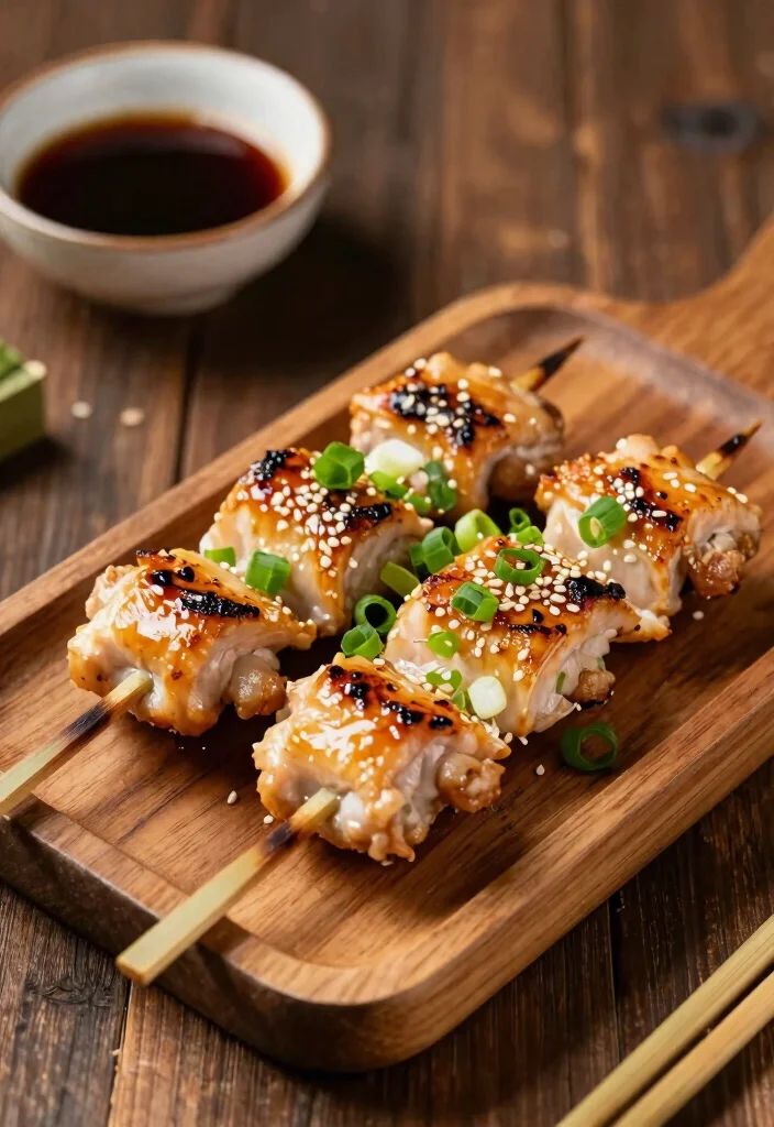 20 Easy Japanese Food Recipes for Beginners at Home - 11. Yaki Tori (Grilled Chicken Skewers) 1