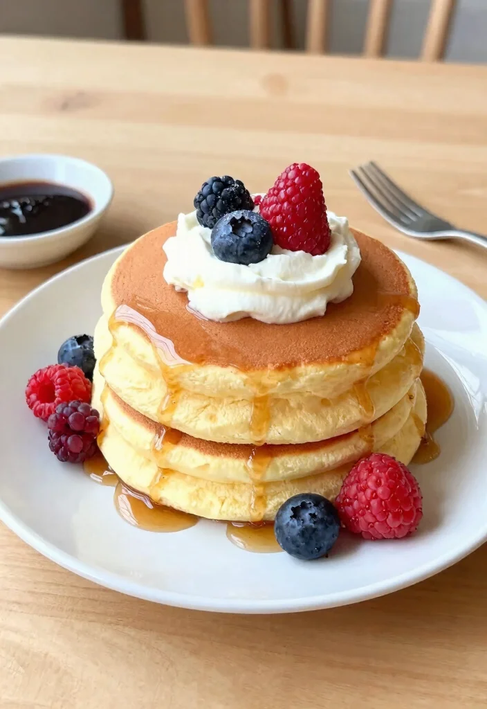 20 Easy Japanese Food Recipes for Beginners at Home - 19. Japanese Pancakes (Fluffy Soufflé Style) 1