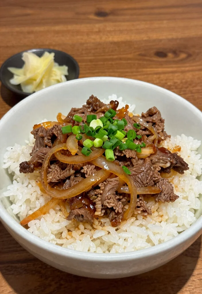 20 Easy Japanese Food Recipes for Beginners at Home - 4. Quick Beef Gyudon 1