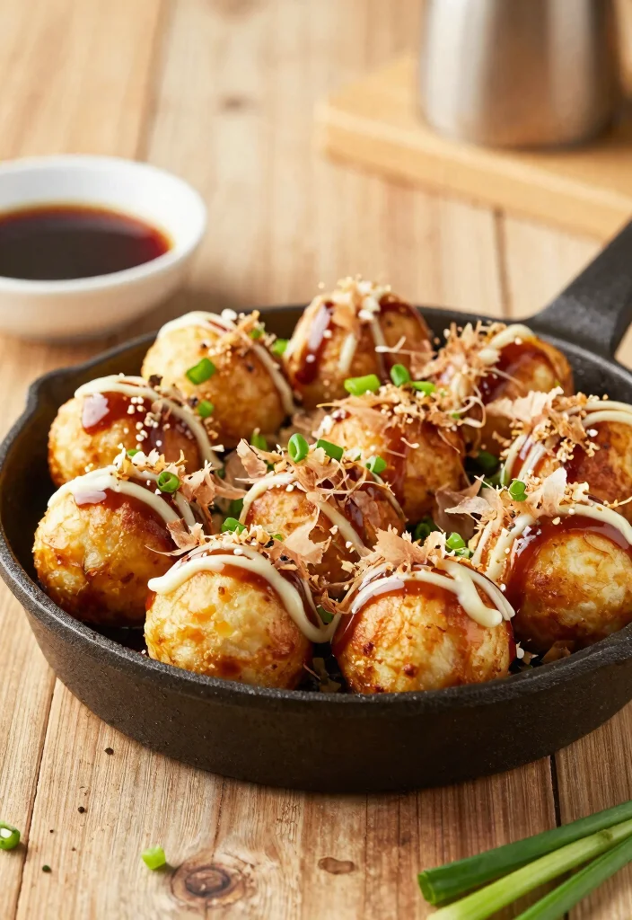 20 Easy Japanese Snacks Recipes (Homemade Favorites) - 13. Takoyaki (Octopus Balls) 1