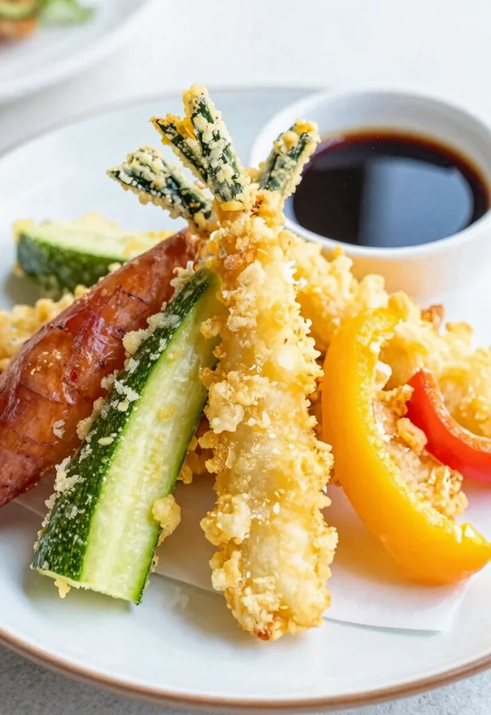 20 Easy Japanese Snacks Recipes (Homemade Favorites) - 4. Japanese-style Vegetable Tempura 1