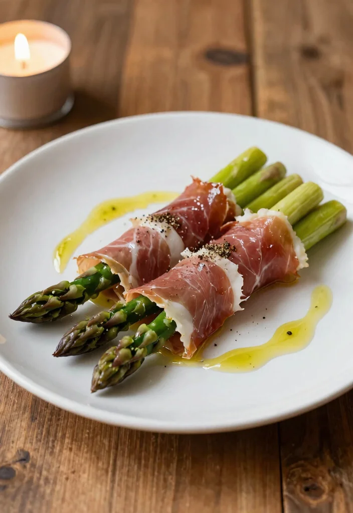 20 Fancy Italian Dinner Recipes (Impress Your Guests) - 13. Prosciutto-Wrapped Asparagus 1