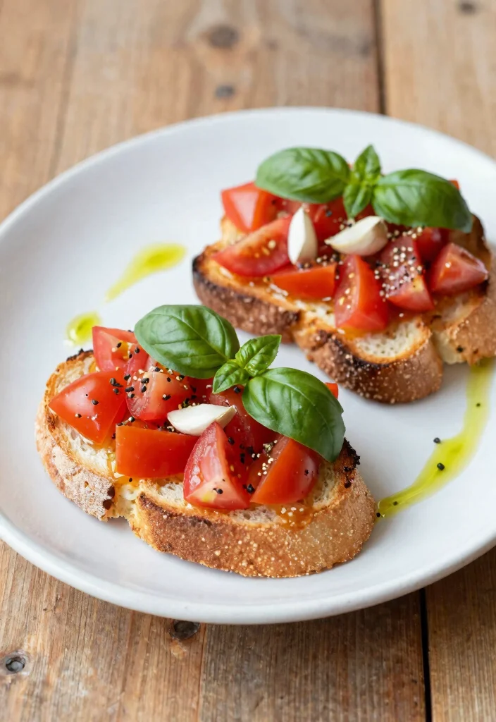 20 Fancy Italian Dinner Recipes (Impress Your Guests) - 16. Bruschetta al Pomodoro 1