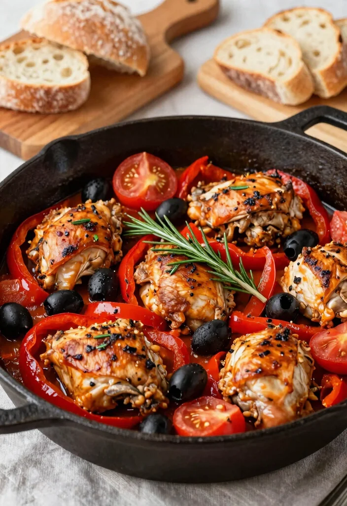 20 Fancy Italian Dinner Recipes (Impress Your Guests) - 5. Pollo alla Cacciatora (Hunter's Chicken) 1