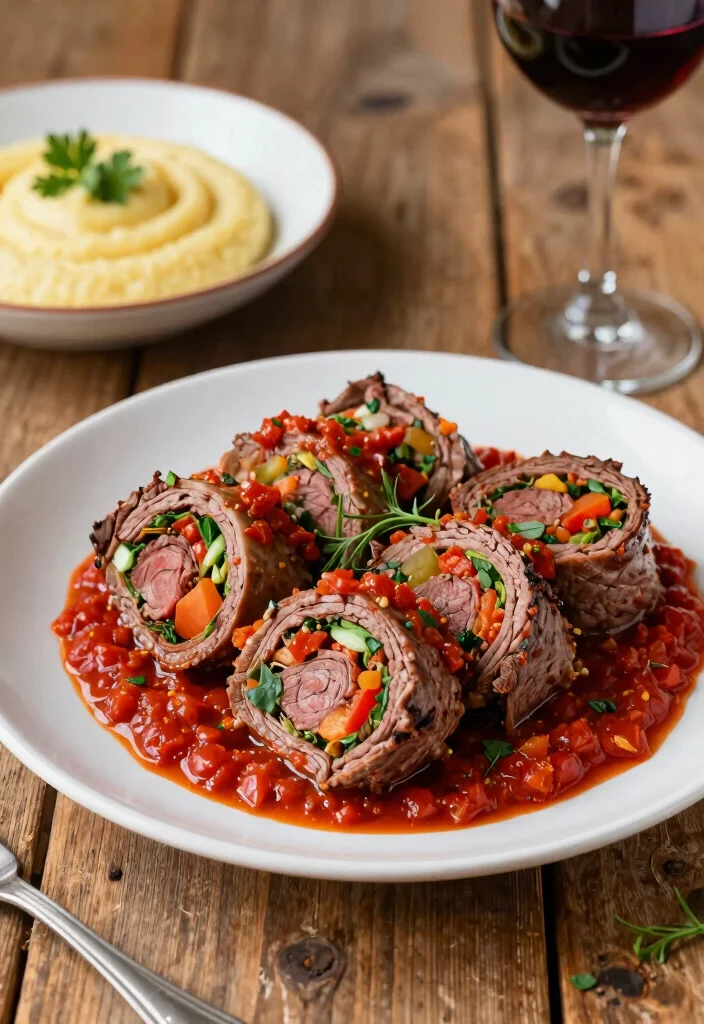 20 Fancy Italian Dinner Recipes (Impress Your Guests) - 9. Beef Braciole 1