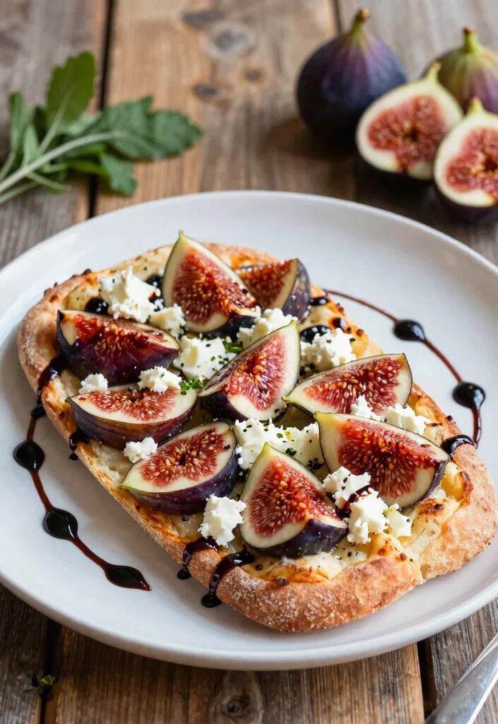 20 French Bread Pizza Recipes for Quick and Easy Meals - 13. Balsamic Fig & Goat Cheese French Bread Pizza 1