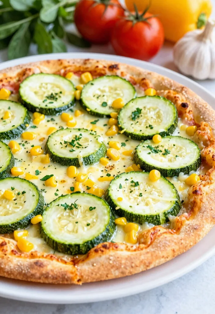 20 French Bread Pizza Recipes for Quick and Easy Meals - 19. Zucchini & Corn French Bread Pizza 1