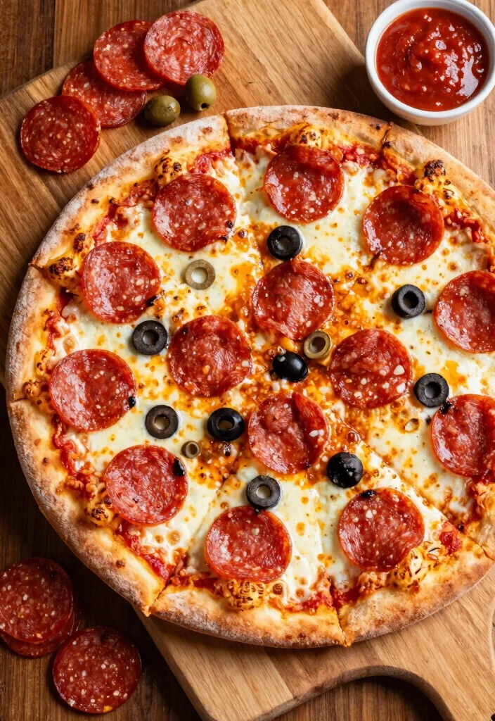 20 French Bread Pizza Recipes for Quick and Easy Meals - 2. Pepperoni & Olive French Bread Pizza 1