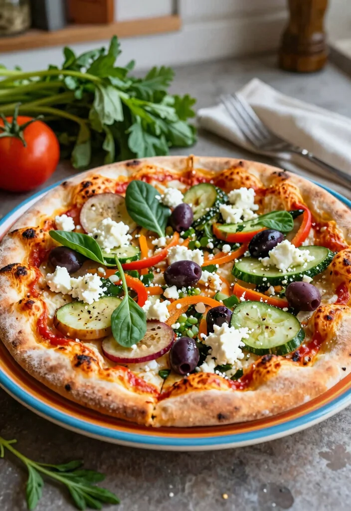 20 French Bread Pizza Recipes for Quick and Easy Meals - 4. Mediterranean Veggie French Bread Pizza 1