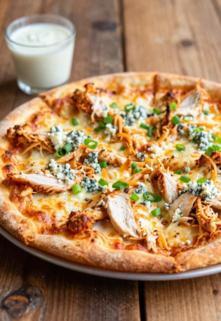 20 French Bread Pizza Recipes for Quick and Easy Meals - 6. Buffalo Chicken French Bread Pizza 1