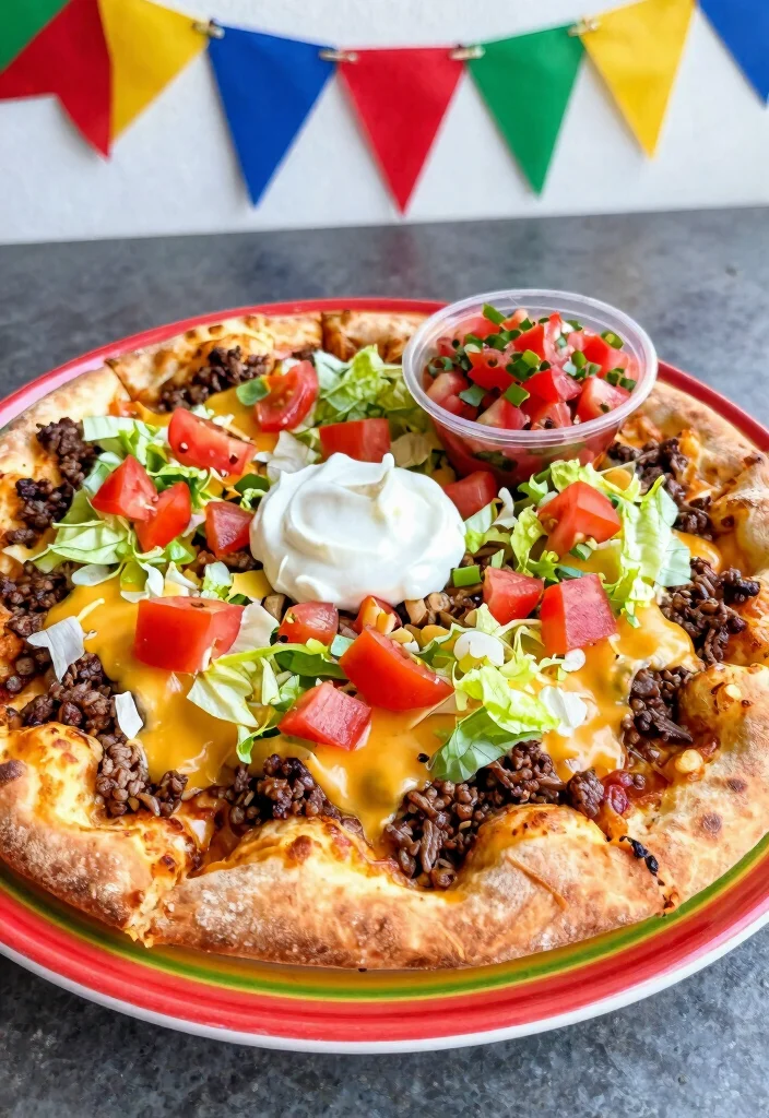 20 French Bread Pizza Recipes for Quick and Easy Meals - 9. Taco French Bread Pizza 1