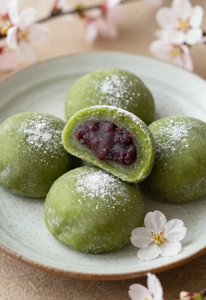 20 Irresistible Japanese Sweets Recipes to Try (Gluten-Free Delights) - 1. Matcha Mochi 1