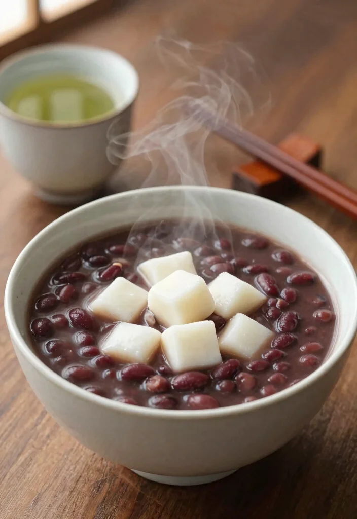 20 Irresistible Japanese Sweets Recipes to Try (Gluten-Free Delights) - 17. Red Bean Soup (Zenzai) 1