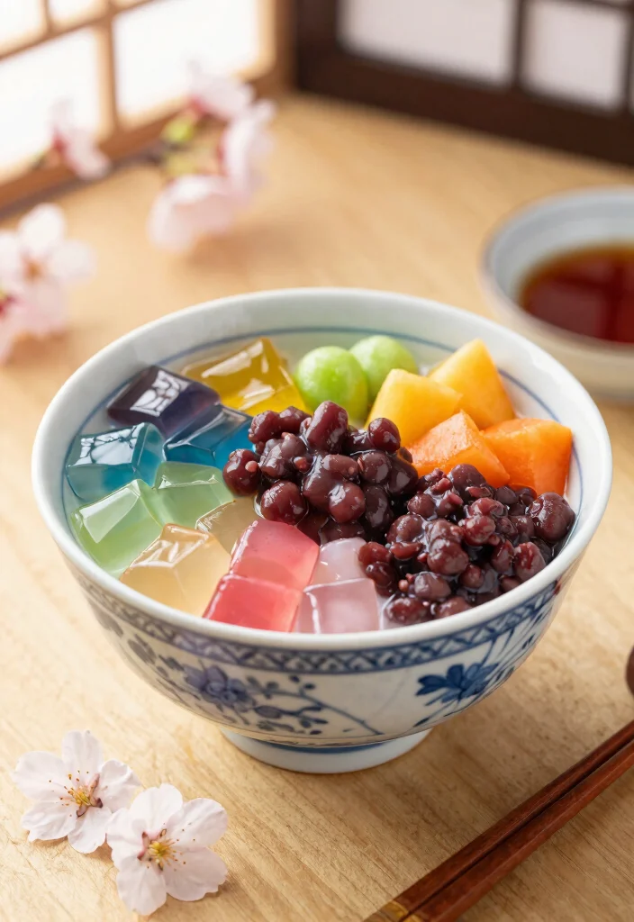 20 Irresistible Japanese Sweets Recipes to Try (Gluten-Free Delights) - 6. Anmitsu 1