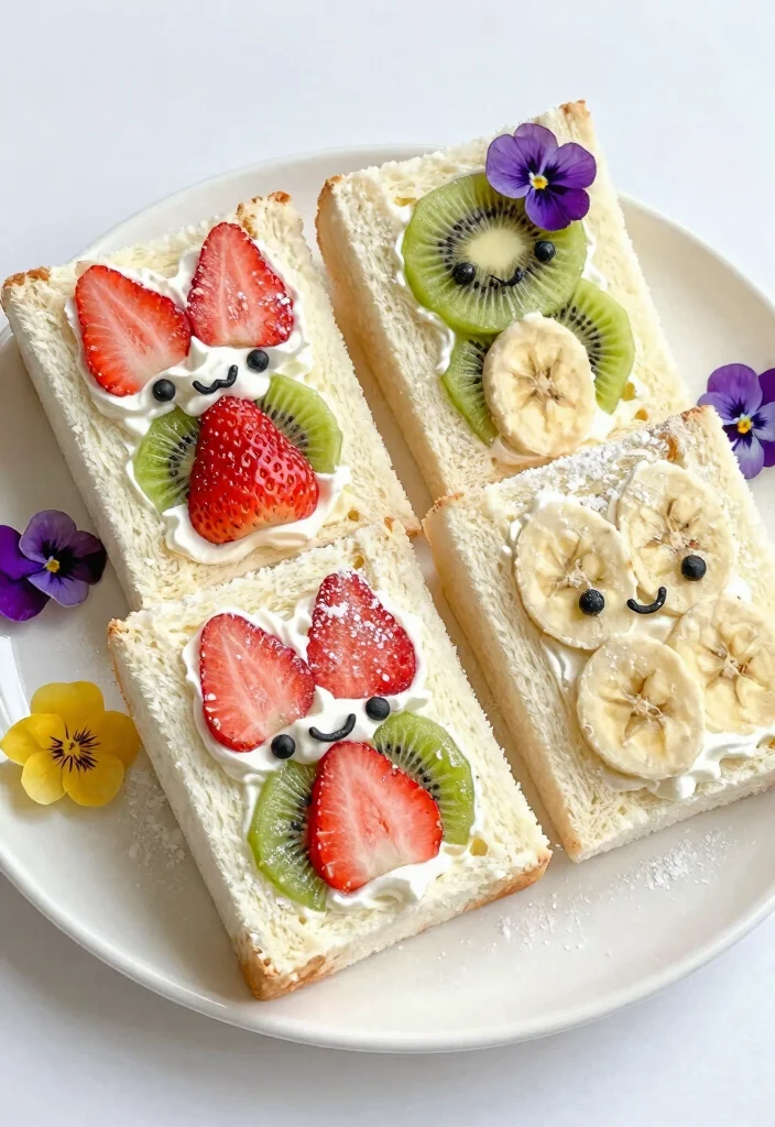 20 Irresistible Japanese Sweets Recipes to Try (Gluten-Free Delights) - 7. Kawaii Fruit Sandwiches 1